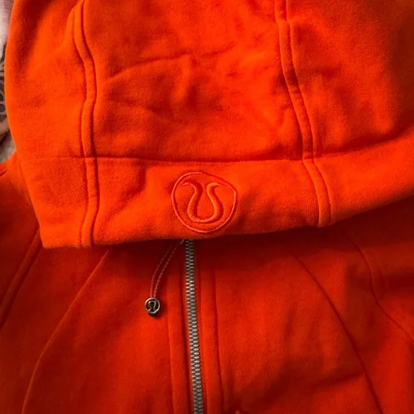 Lululemon Athletica Red Zip-Up Hoodie Sweatshirt - Picture 2 of 2